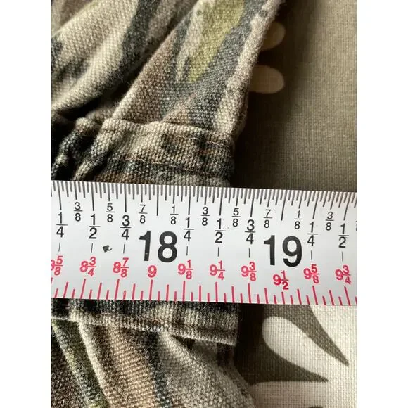 Walls USA Camo Unlined Coveralls Men’s L Altered Cropped Utility Workwear - Picture 10 of 16